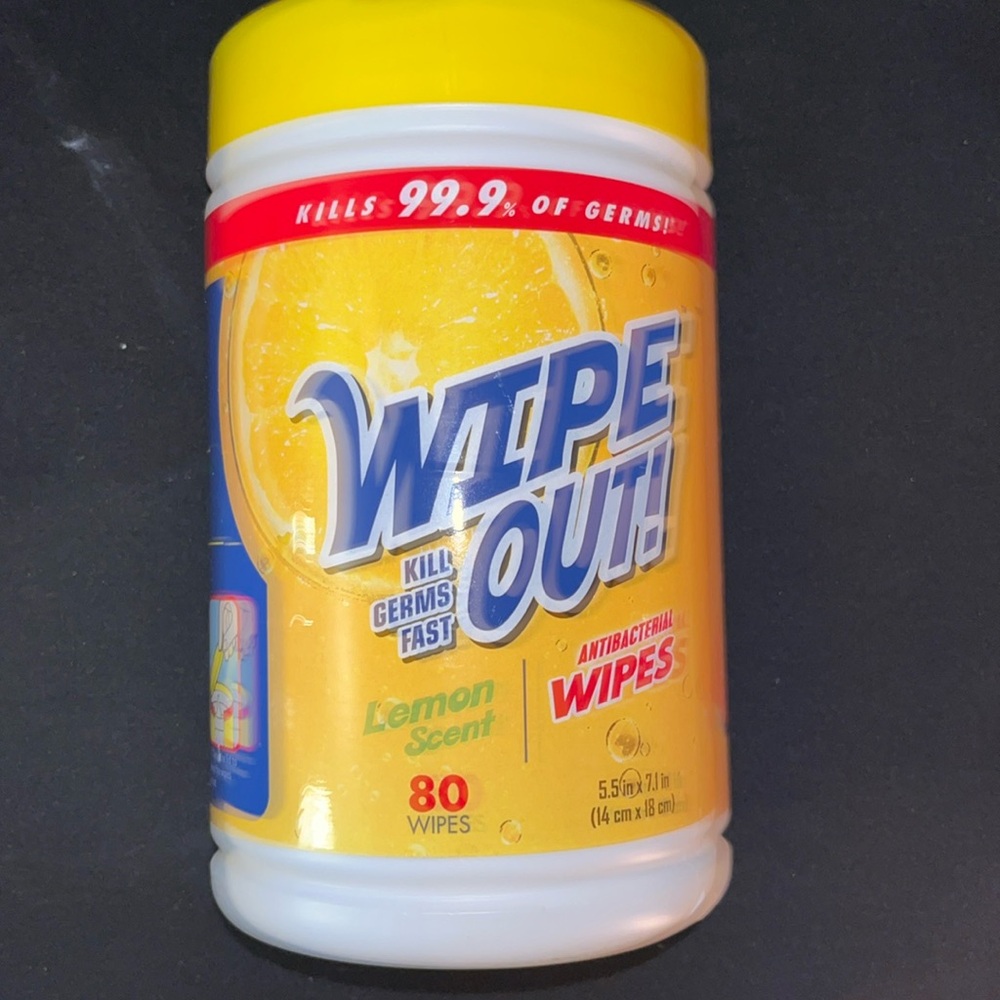 80ct antibacterial wipes
